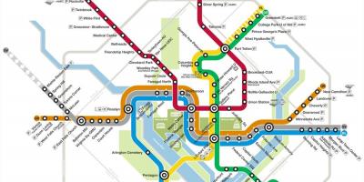 Dc metro kaart 2015