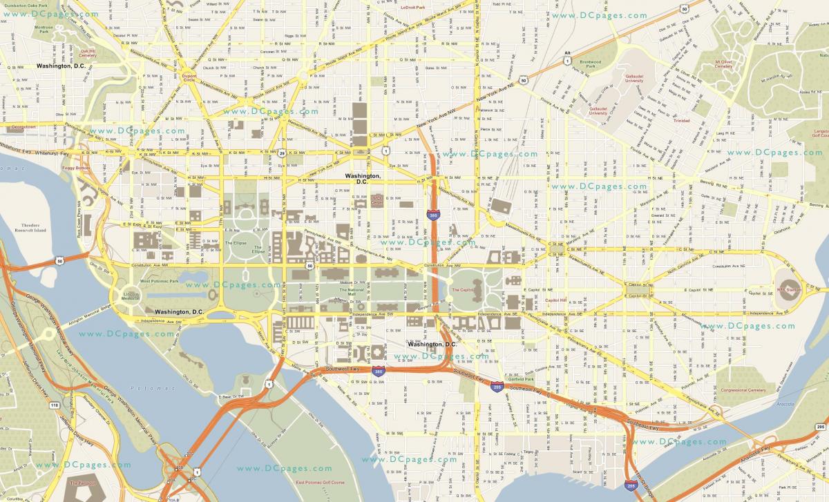 dc street kaart