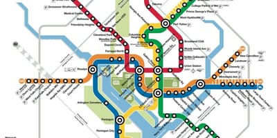 Dc metro kaart