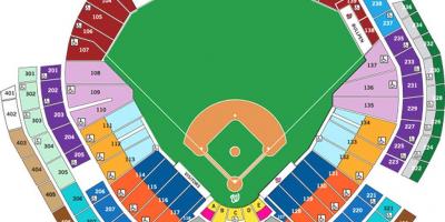 Washington nationals ballpark kaart