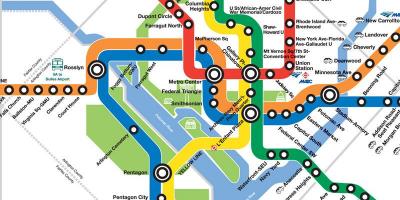 Nieuwe dc metro kaart