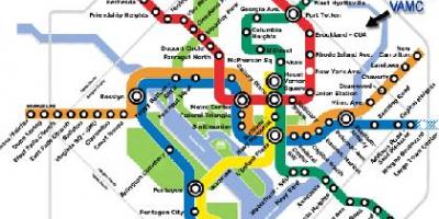 Md metro kaart