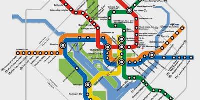 Dc metro-kaart planner
